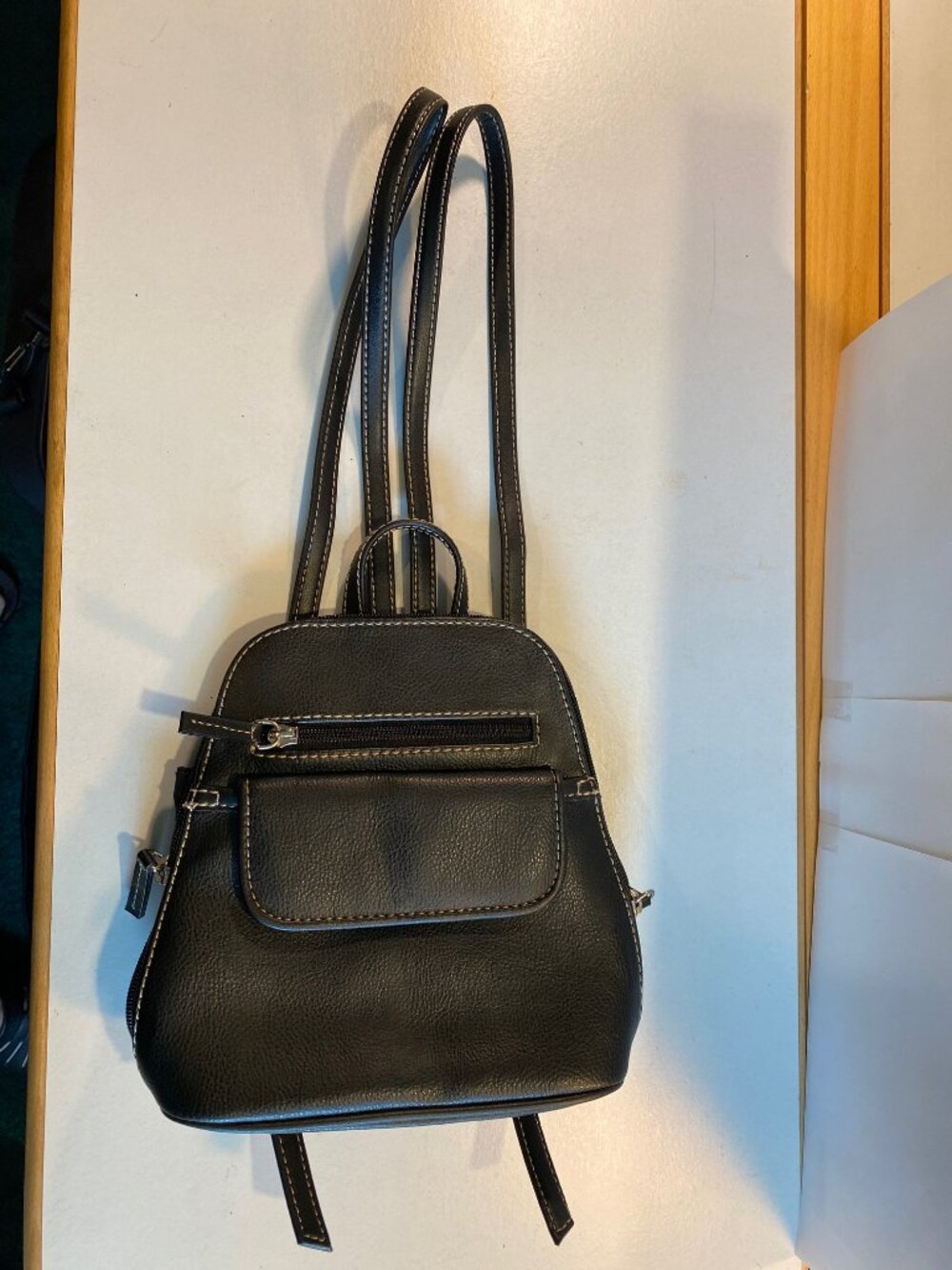 Liz Claiborne Black Mini Backpack 9x8x3
